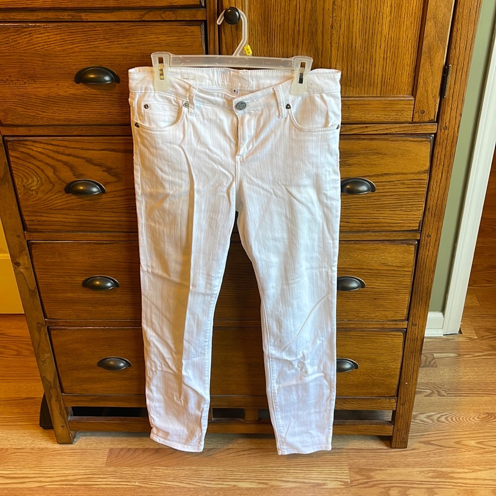 White Sienna skinny jeans, size 8.
